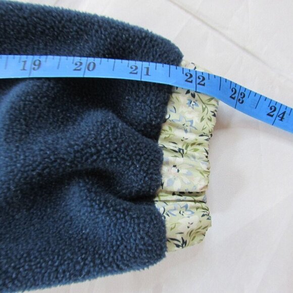 Hooey Youth Girls XL Lightweight Fleece Tech Full Zip Jacket Navy Floral - Picture 7 of 8